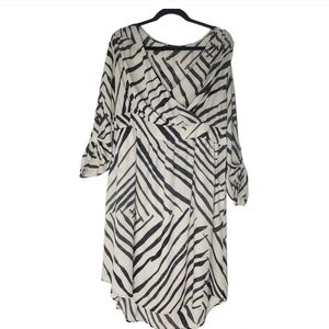 Lane bryant zebra dress sz 16